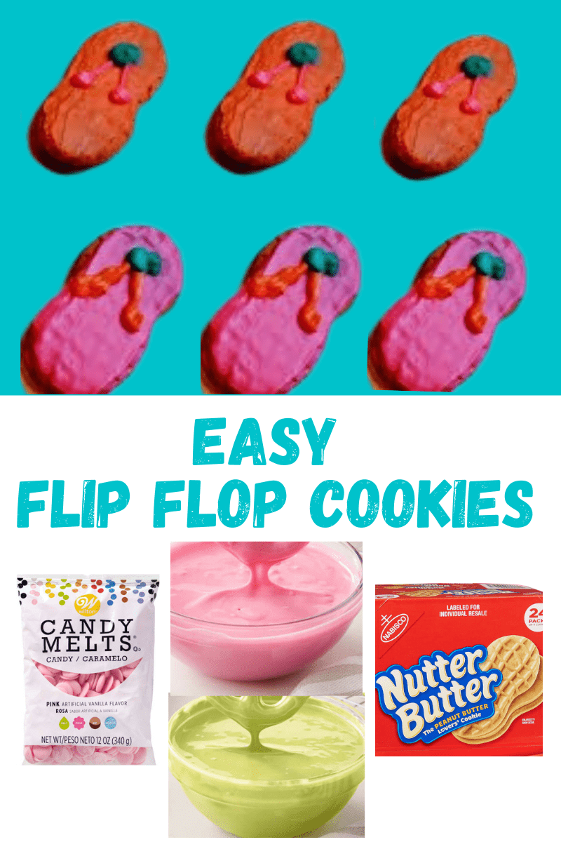 Flip flop cookies