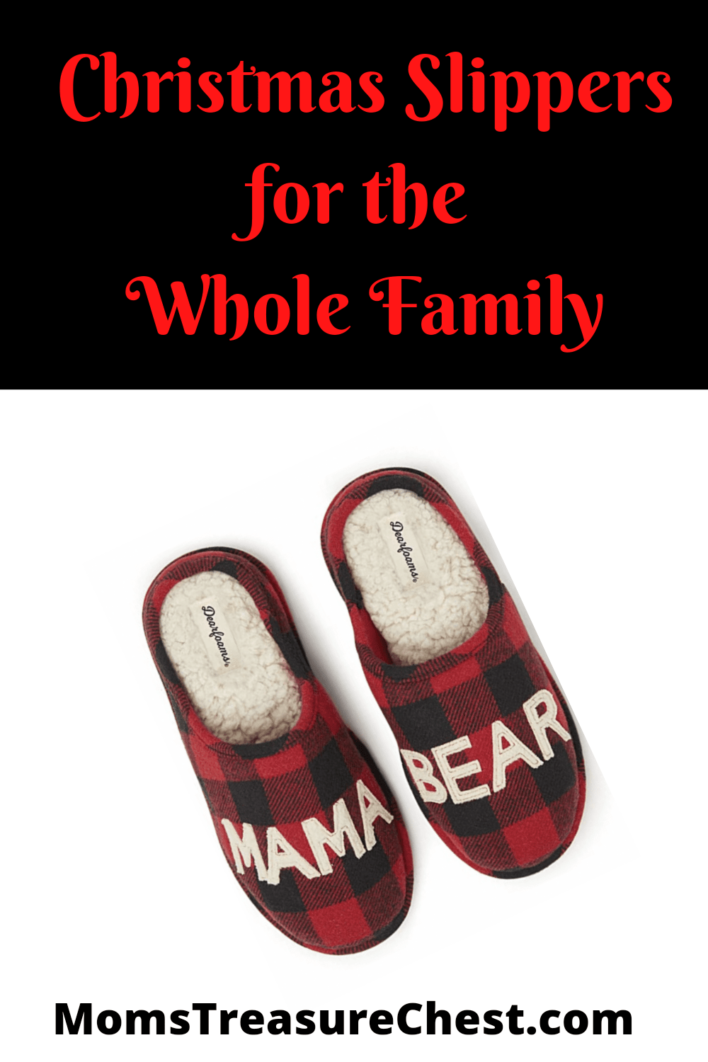 dearfoam christmas slippers